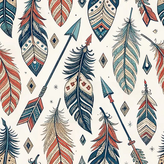 Personalized Ethnic Towel Chic Native Kitchen Art キッチンタオル