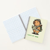 Personalized Explorer Capybara Notebook ノートブック (内部)