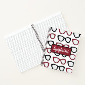 Personalized Eyeglasses Spectacles Optician ノートブック (内部)