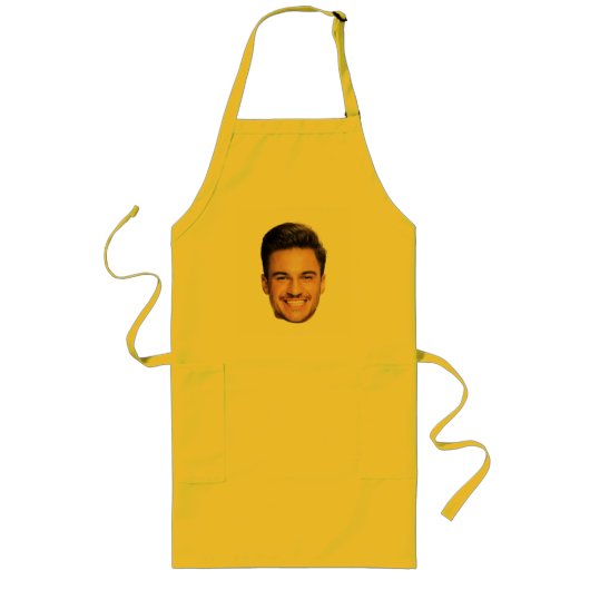 Personalized Face ロングエプロン (正面)