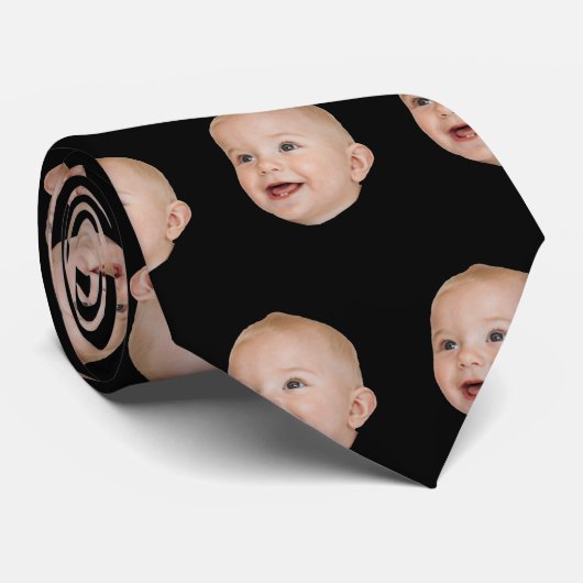Personalized Face Custom Photo Gift For Men ネクタイ (ロール)