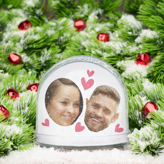 Personalized Face Custom Photo With Heart Couple (クリスマス)
