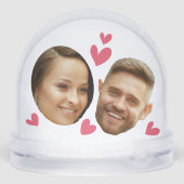 Personalized Face Custom Photo With Heart Couple (裏面)
