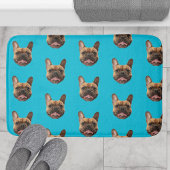 Personalized Face Dog Bathroom Decor Custom Cat バスマット