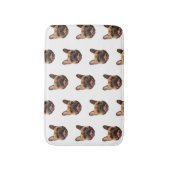 Personalized Face Dog Bathroom Decor Custom Cat バスマット (正面縦)