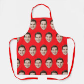 Personalized Face Kitchen Custom Picture Chef Gift エプロン (正面)