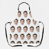 Personalized Face Kitchen Custom Picture Chef Gift エプロン (正面)