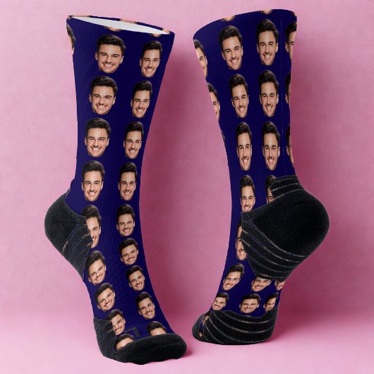Personalized Face Photo Socks, Upload Your Picture ソックス