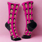 Personalized Face Socks, Funny Gift with Your Face ソックス