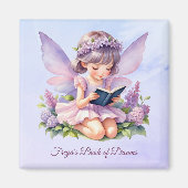 Personalized Fairy Art Freya Dreams Magnet マグネット (正面)