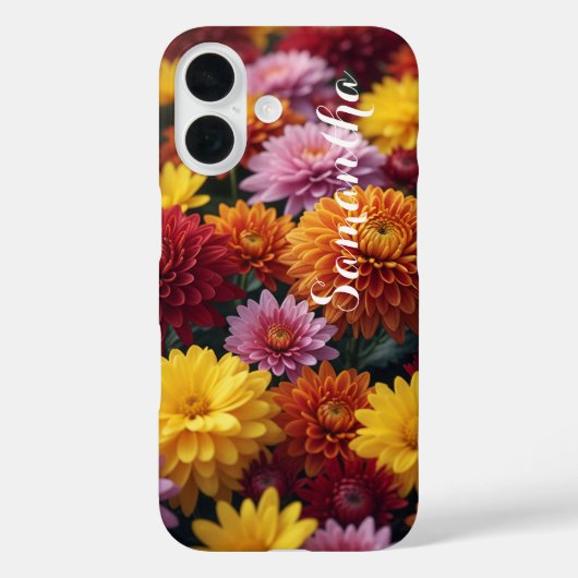Personalized Fall Blossoms - Barely There  Case-Mate iPhoneケース (裏面)