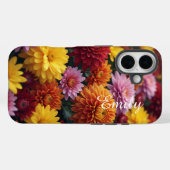 Personalized Fall Blossoms –Tough Case iPhone 16 Case-Mate iPhoneケース (裏面 (横))