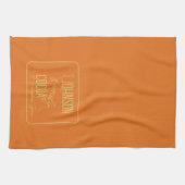 Personalized Fall Family Pumpkin Spice キッチンタオル (横)