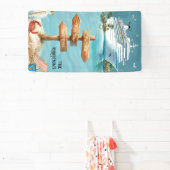 Personalized Family 3Ports Sign Cruise Door Banner 横断幕 (インサイチュ)