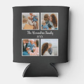 Personalized family 4 photo collage template 缶クーラー (正面)