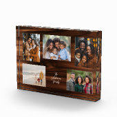 Personalized Family 5 Photo Collage フォトブロック (右)