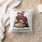 Personalized Family Christmas 2025 クッション (ブランケット)