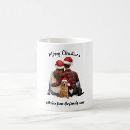 Personalized Family Christmas 2025 コーヒーマグカップ
