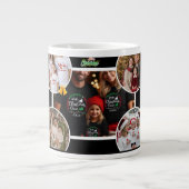 Personalized Family Christmas Mug 2025 ジャンボコーヒーマグカップ (正面)