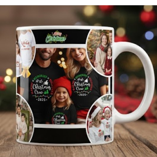 Personalized Family Christmas Mug 2025 ジャンボコーヒーマグカップ