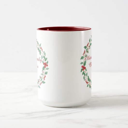 Personalized Family Christmas Mug | Custom Name Ho マグカップ (中央)