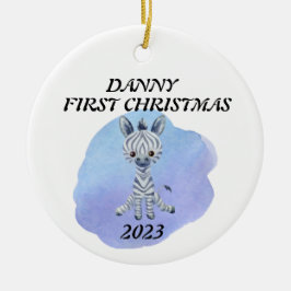 Personalized Family Christmas Ornament セラミックオーナメント