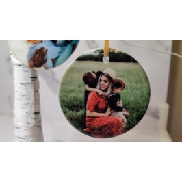 Personalized Family Christmas Ornament Custom セラミックオーナメント