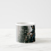 Personalized Family Christmas Photo  エスプレッソカップ (正面)