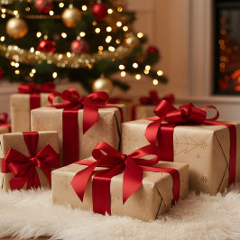 “Personalized Family Christmas Photo Wrapping Pape ラッピングペーパー