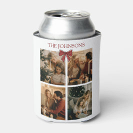 Personalized Family Christmas Photos Can Cooler 缶クーラー