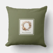 Personalized Family Christmas Pillow Gift クッション (正面)