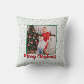 Personalized Family Christmas Stylish Photo クッション (裏面)