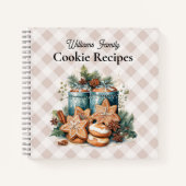Personalized Family Cookie Recipes with Name ノートブック (正面)