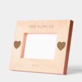 Personalized [Family/Couples] Name Wooden レーザー彫刻フレーム (左)