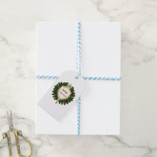 Personalized Family Crest Christmas Gift Tags ギフトタグ