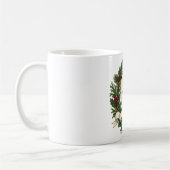 Personalized Family Crest Christmas Mug コーヒーマグカップ (左)