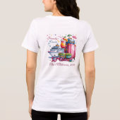 Personalized Family Cruise Name Year トライブレンドＴシャツ (裏面)