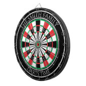 Personalized Family Dartboard with Custom Name  ダーツボード (正面右)