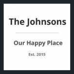 Personalized Family Mug – Custom Family Name & Yea ポスター<br><div class="desc">Add a warm personal touch to your home with this personalized family mug. Designed with a clean, modern layout, this custom mug features a family name, a cozy phrase, and an established year — making it a thoughtful piece for everyday home use. Perfect as a housewarming gift, family keepsake, or...</div>