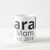 Personalized Family Mug – Custom Name & Role Gift コーヒーマグカップ (中央)