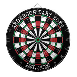 Personalized Family Name Dartboard Man Cave ダーツボード