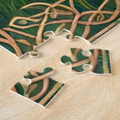 Personalized Family Name, Irish Cloverfield ジグソーパズル (側面)