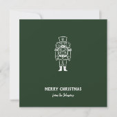 Personalized Family Name Merry Christmas Prince カード (正面)