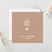 Personalized Family Name Merry Christmas Prince カード (正面/裏面インサイチュ)