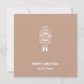 Personalized Family Name Merry Christmas Prince カード (正面)