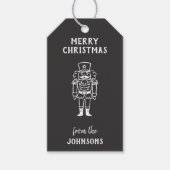 Personalized Family Name Merry Christmas Prince ギフトタグ (正面)