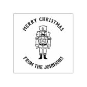 Personalized Family Name Merry Christmas Prince ラバースタンプ (インプリント)