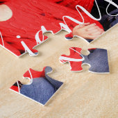 Personalized Family Name Photo ジグソーパズル (側面)