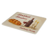 Personalized Family Name Shabbat Shalom カッティングボード (角)