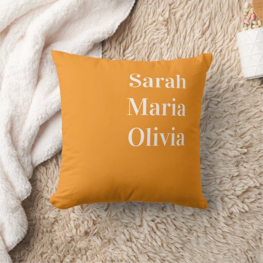 Personalized Family Name Throw Pillow Case, Custom クッション (ブランケット)